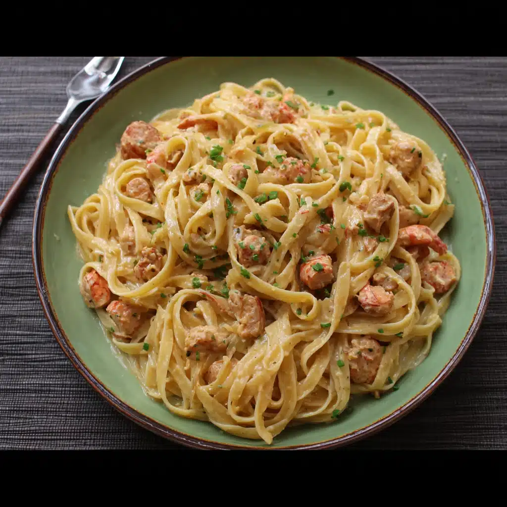 crawfish fettuccine