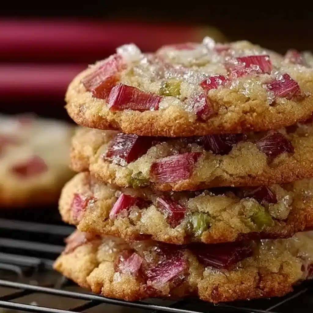 rhubarb cookies​