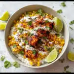 Street Corn Chicken Rice Bowl
