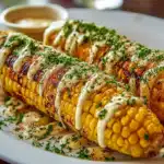 cheesy garlic butter corn on the cob​