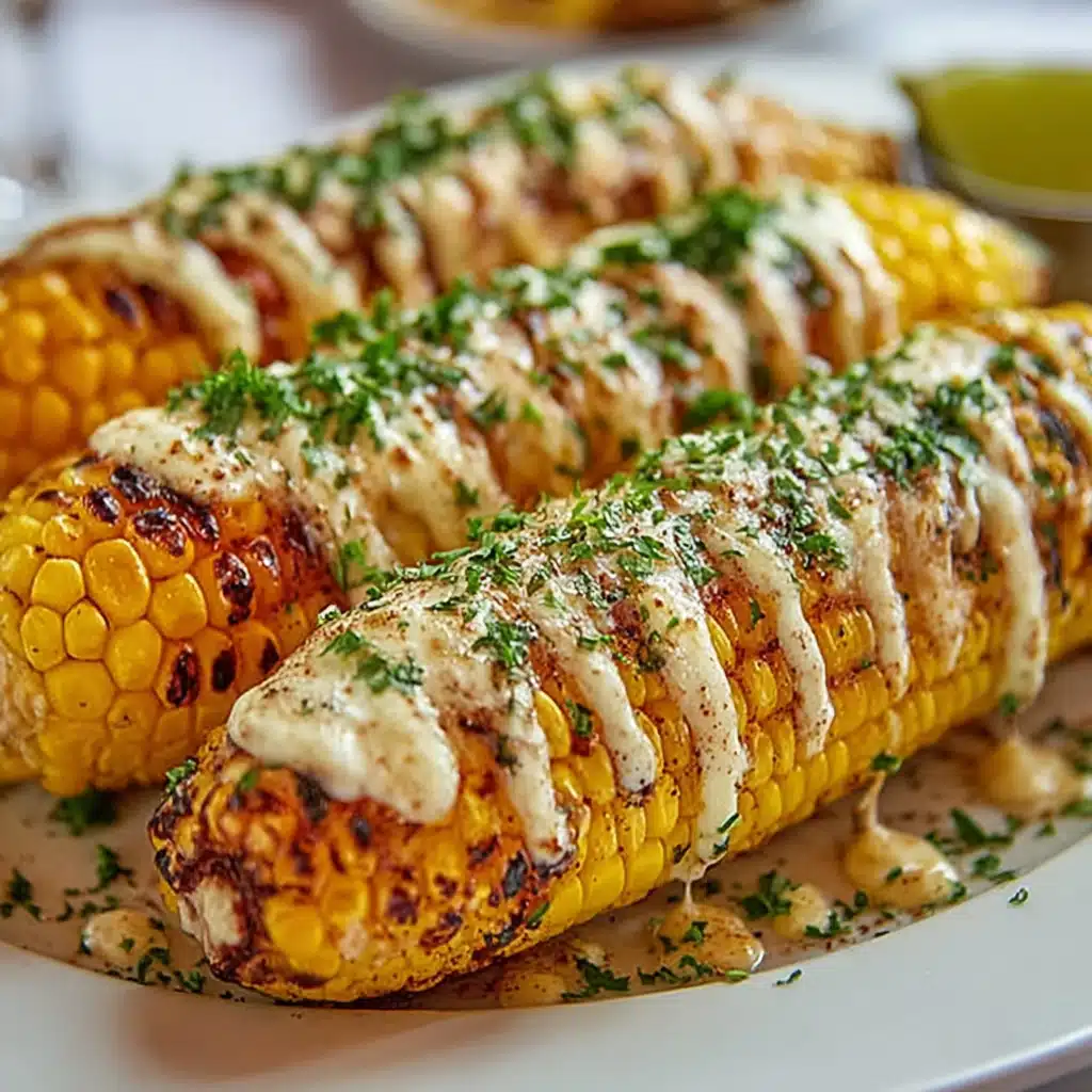cheesy garlic butter corn on the cob
