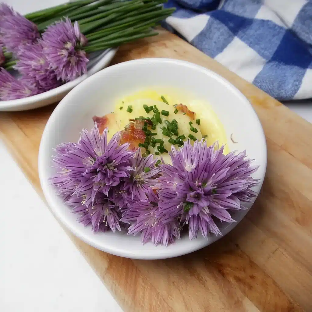 chive blossom recipes​