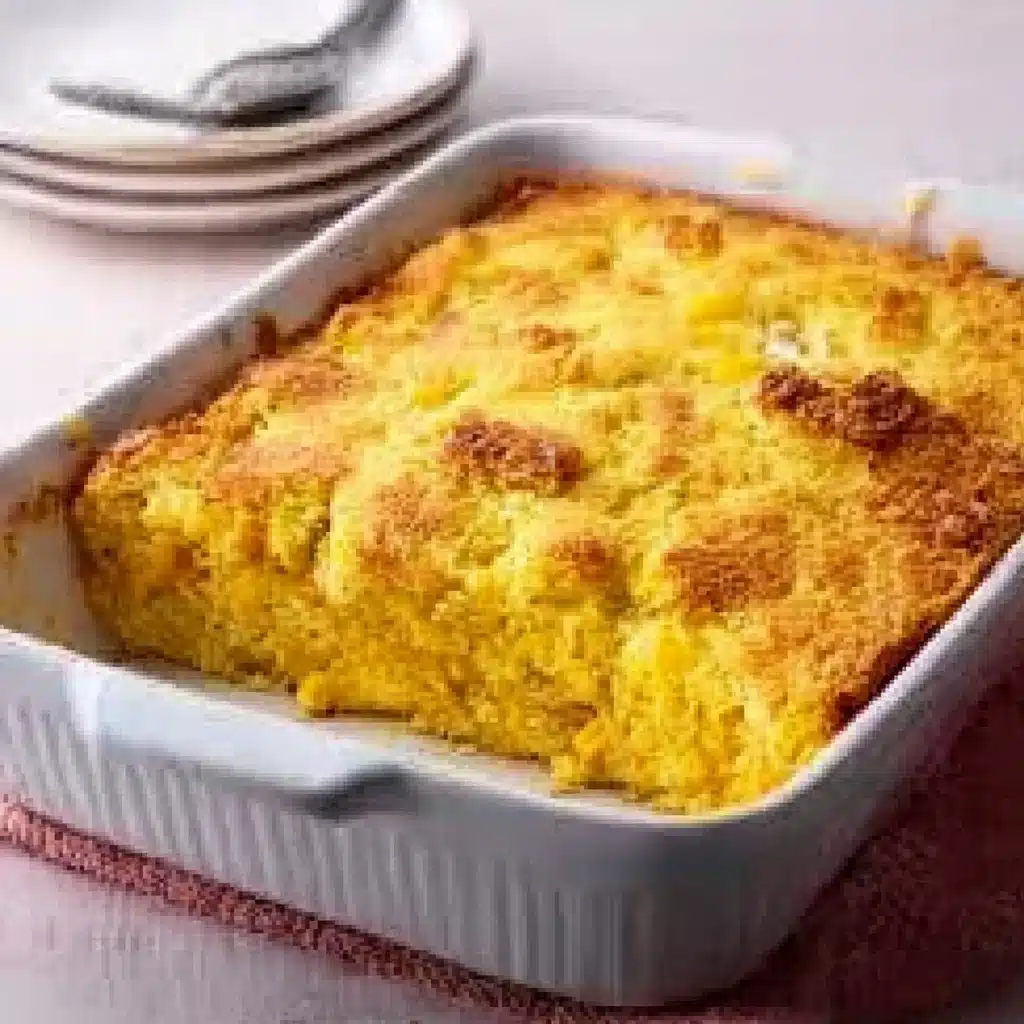 cornbread casserole pudding
