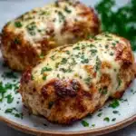garlic parmesan chicken meatloaf​