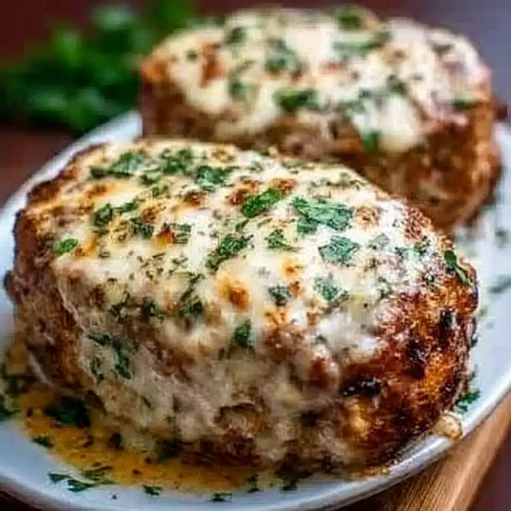 garlic parmesan chicken meatloaf​