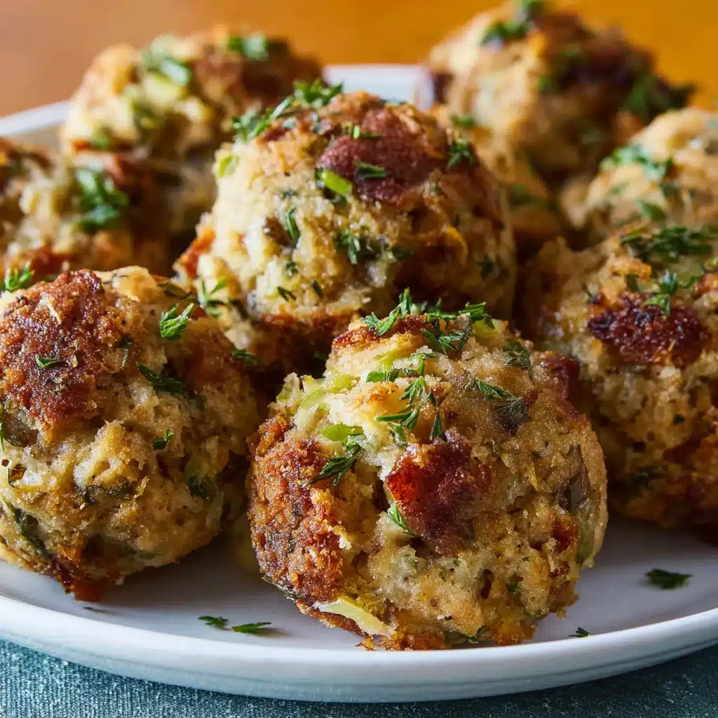 how to make bread stuffing balls 1940s recipe​