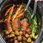 crockpot chicken and vegetables​