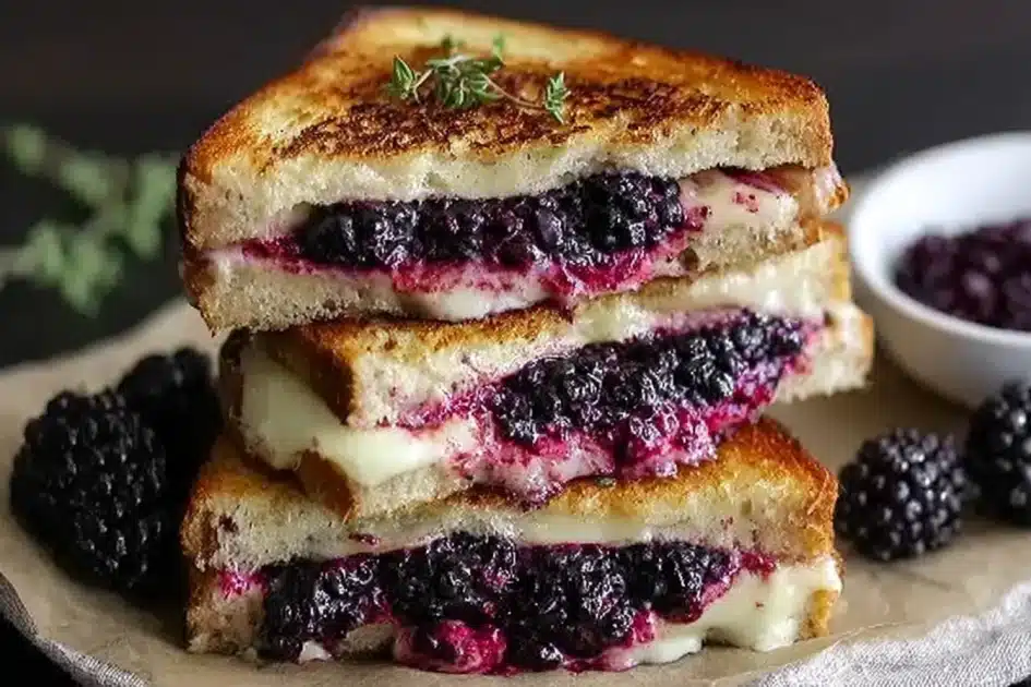 Blackberry Grilled Cheese