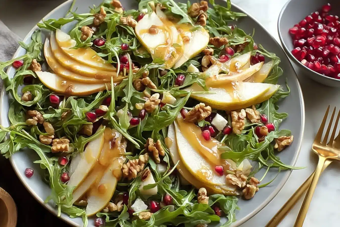 arugula pear salad