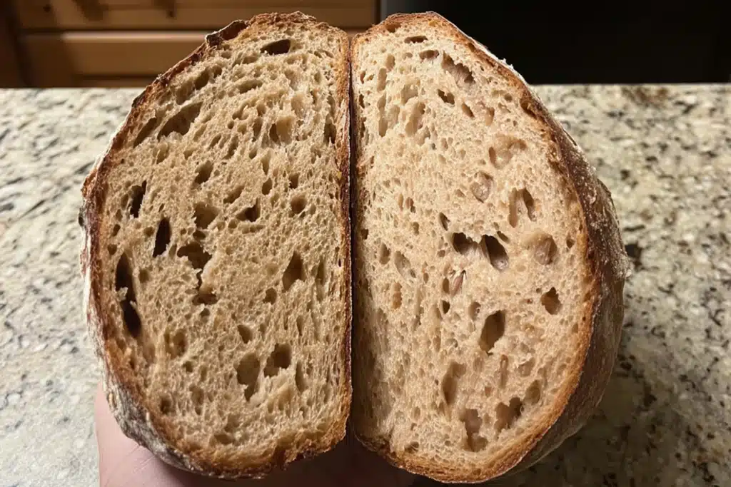 bolted flour in sourdough bread