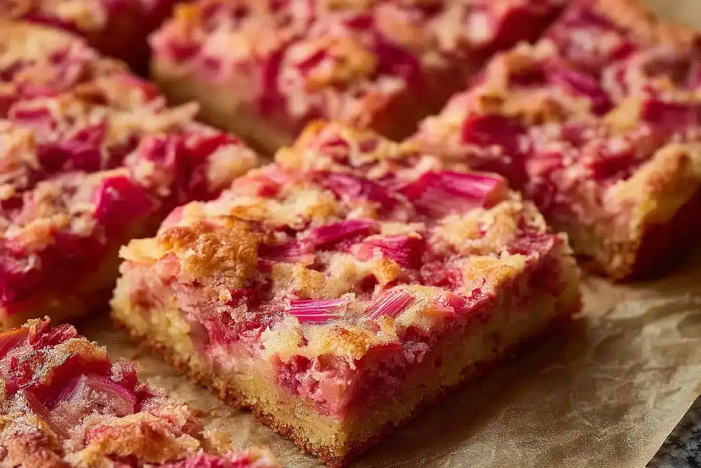 rhubarb torte