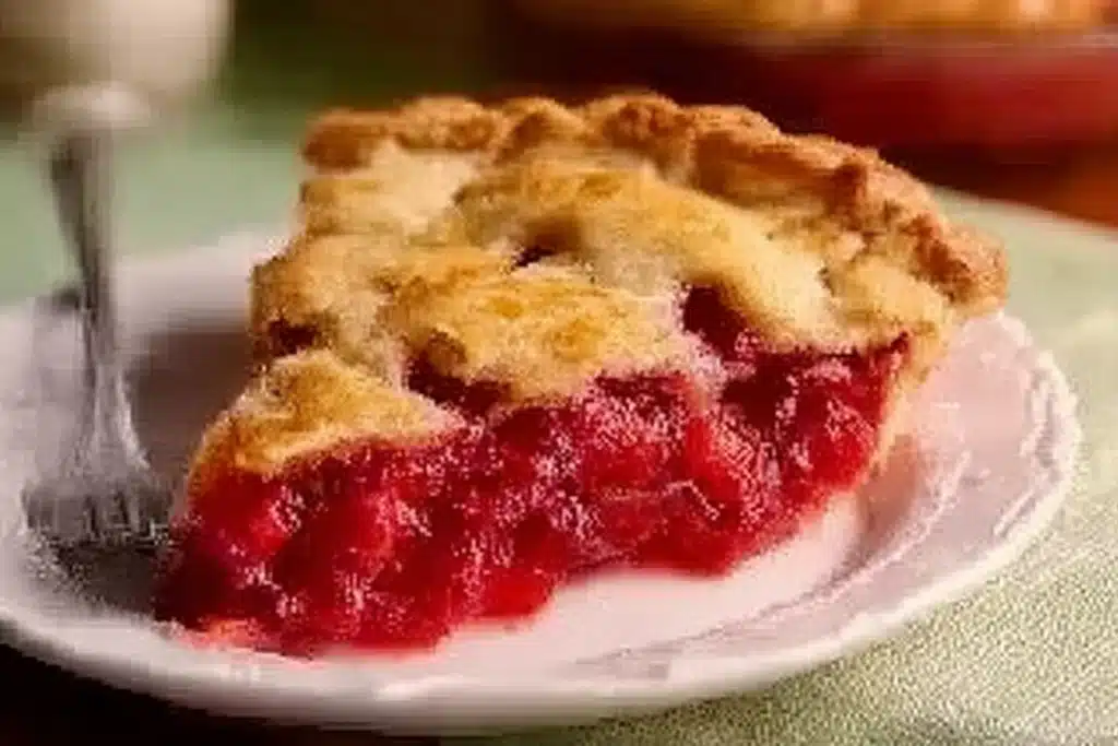 strawberry rhubarb pie
