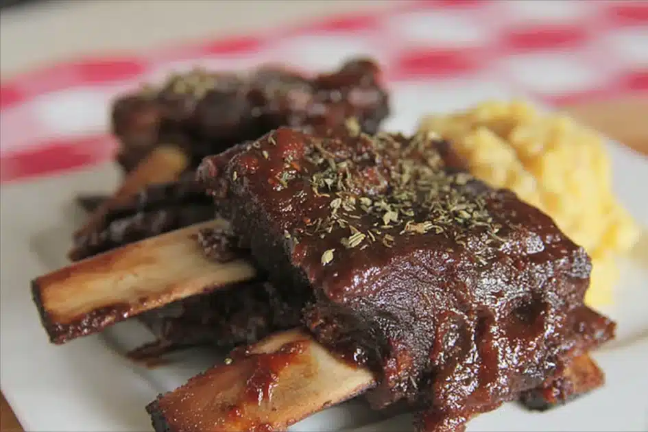 beef ribs oven baked recipe