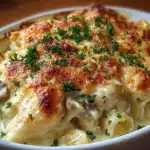 dolly's creamy chicken noodle casserole​