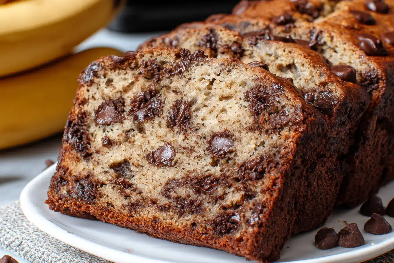 chocolate chip banana bread recipe​
