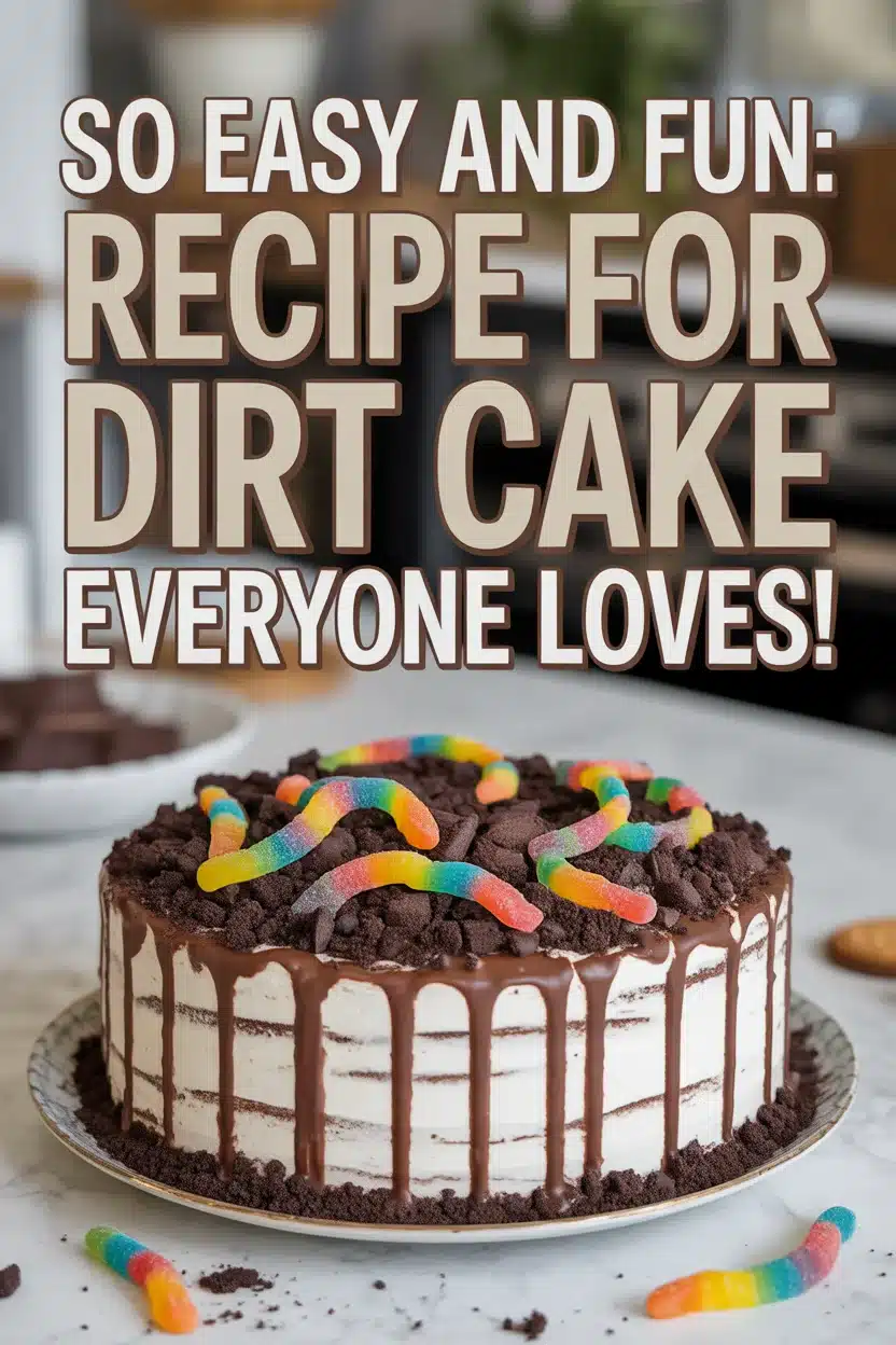 So Easy and Fun: Recipe for Dirt Cake Everyone Loves!