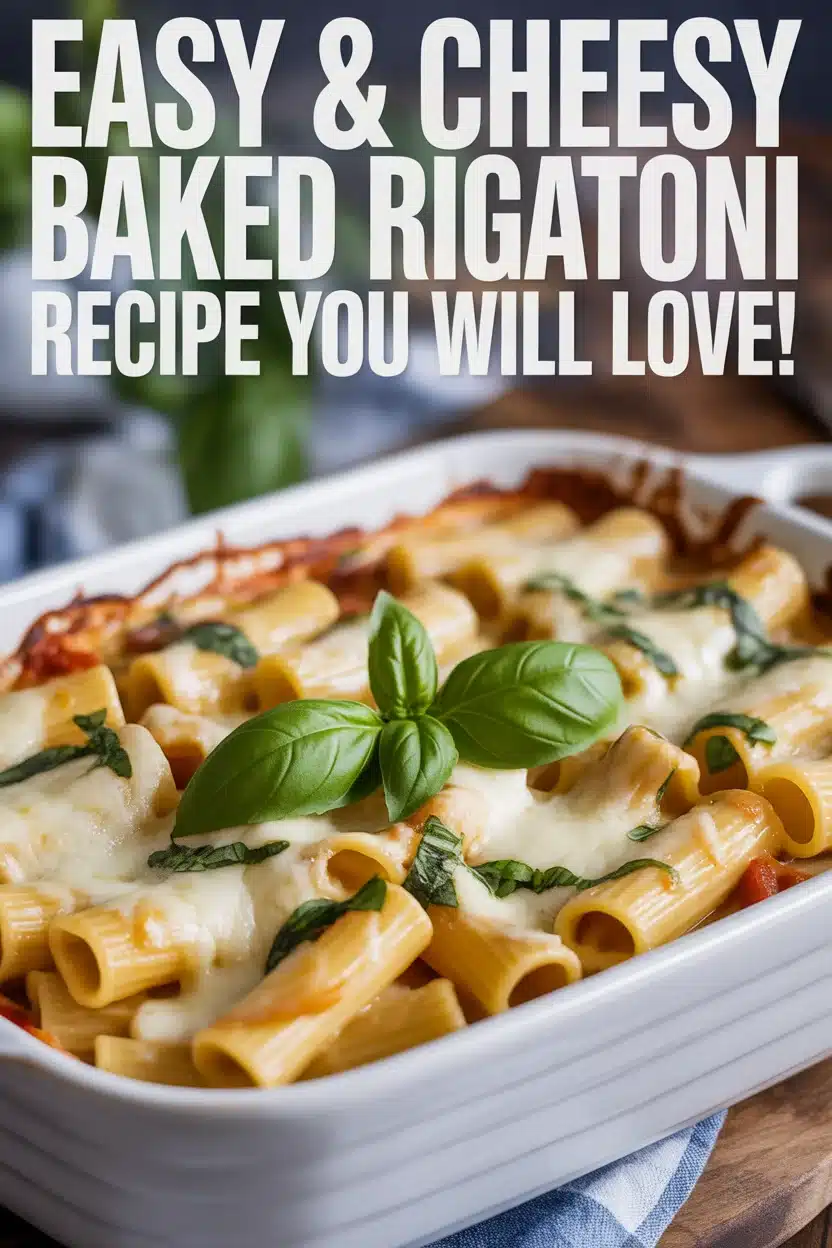 baked rigatoni recipe