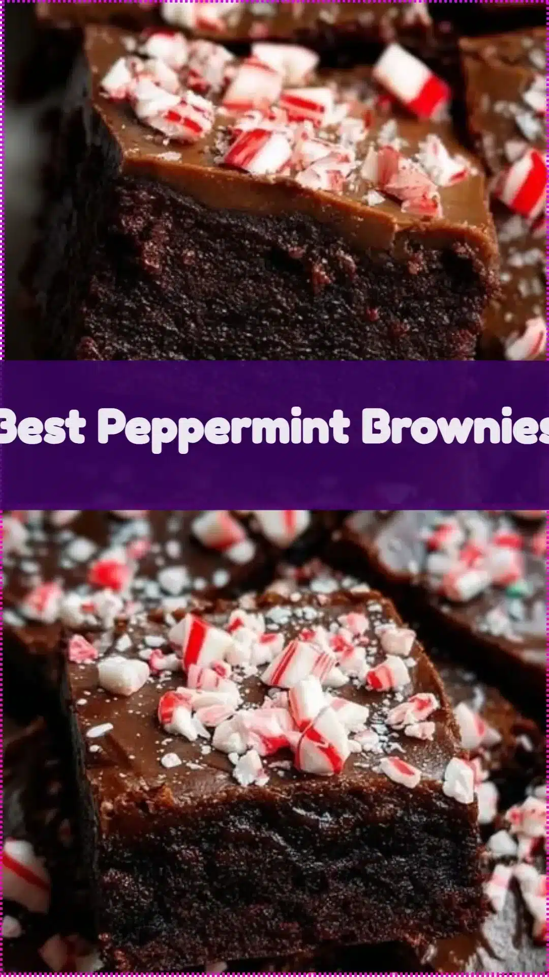Delicious peppermint brownies topped with mint frosting on a white plate