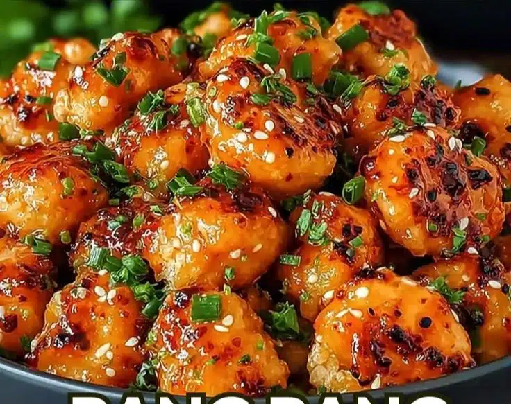 Delicious Bang Bang Chicken with creamy sauce recipe