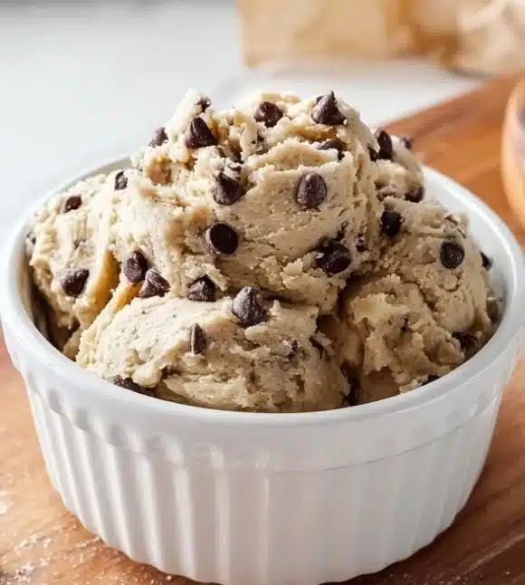 Healthy Greek Yogurt Cookie Dough made with nutritious ingredients.