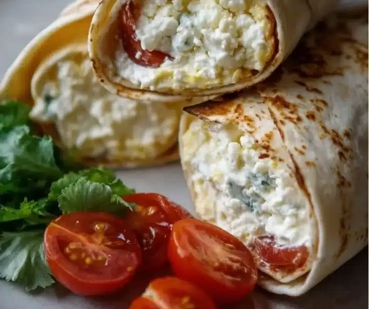 2 Ingredient Cottage Cheese Wraps