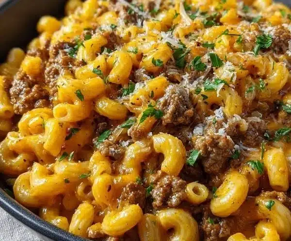 Cheeseburger Pasta