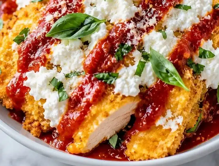 Chicken Parm Cottage Cheese Bowl