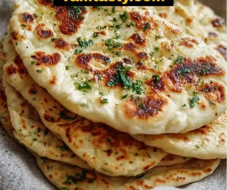 Cottage Cheese Garlic Naan