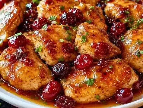 Easy Cranberry Orange Chicken
