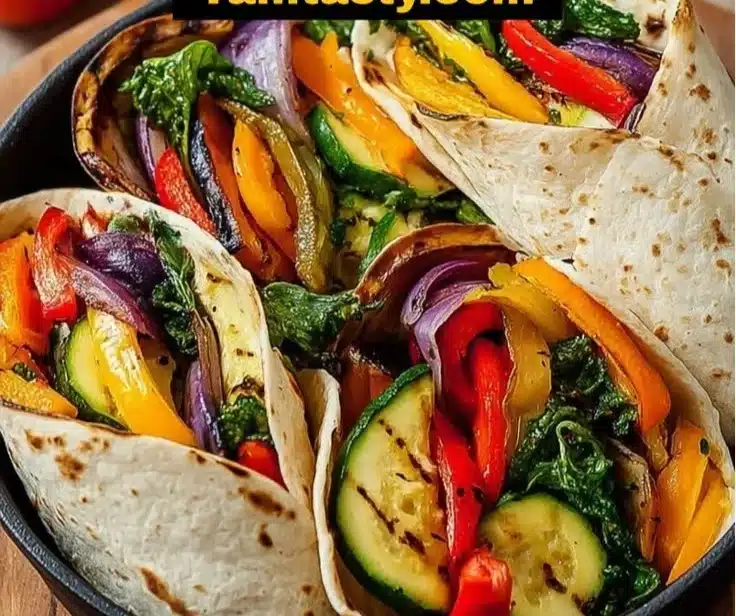 Easy Grilled Veggie Wraps