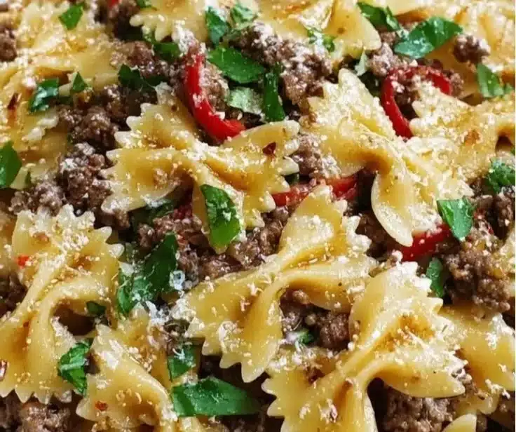 Garlic Butter Bowtie Pasta