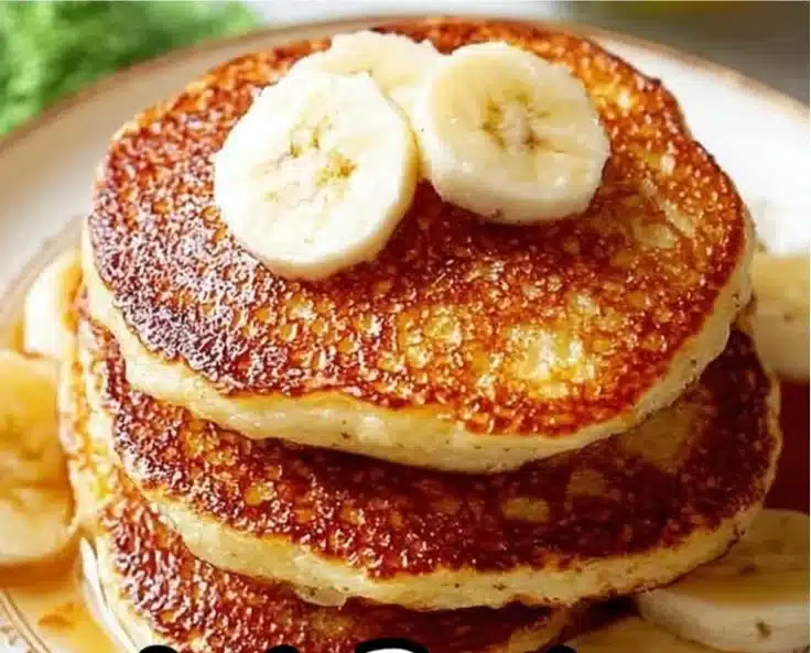 Fluffy cottage cheese pancakes served with fresh berries and syrup