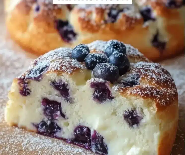 High Protein Blueberry Cloud Bread