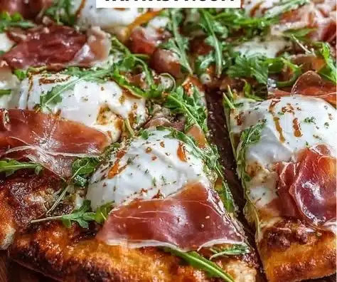 High Protein Burrata Pizza