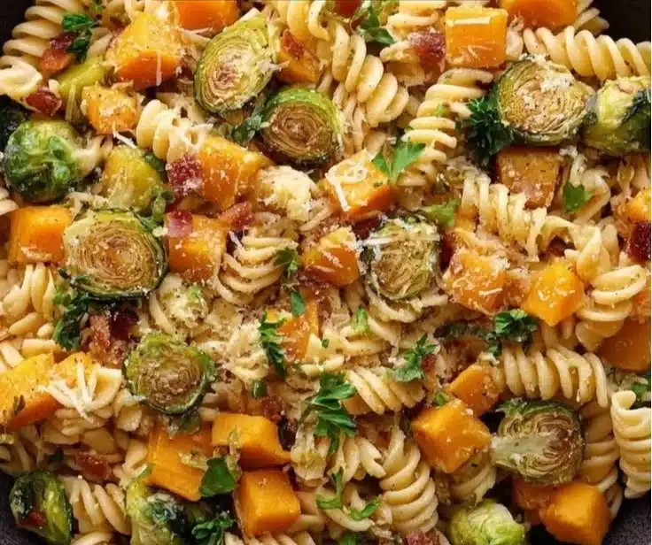 High-Protein Butternut Squash Pasta