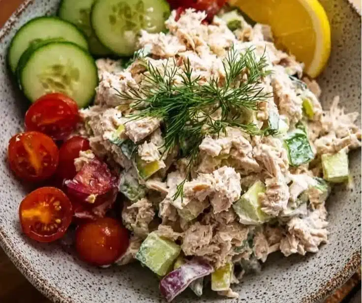 High Protein Cottage Cheese Tuna Salad