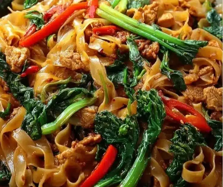 High Protein Drunken Noodles