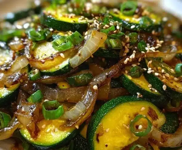 Japanese Zucchini and Onion Stir-Fry