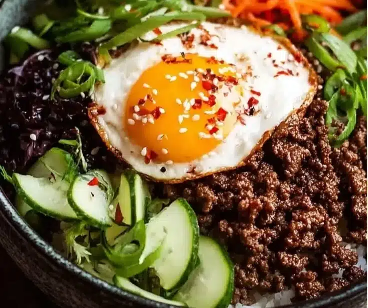 Korean Ground Beef Bowl