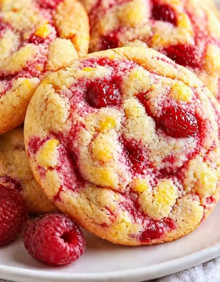 Lemon Raspberry Cookies Recipe