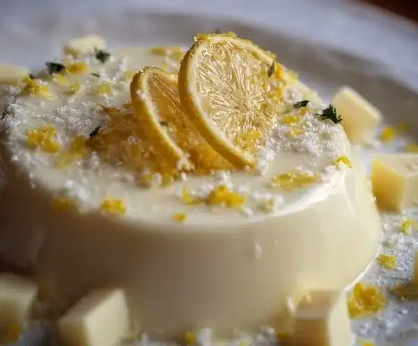 Lemon White Chocolate Posset