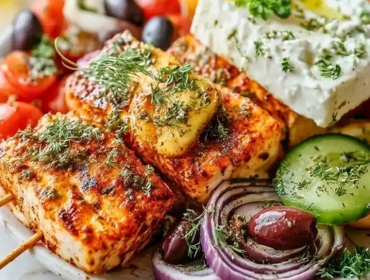 Mediterranean Chicken Skewers