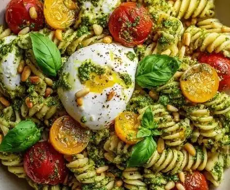 Mediterranean Fusilli Pasta Salad