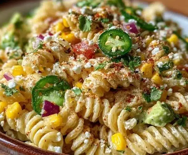 Mexican Style Elote Pasta Salad