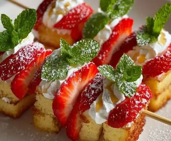Strawberry Shortcake Kabobs
