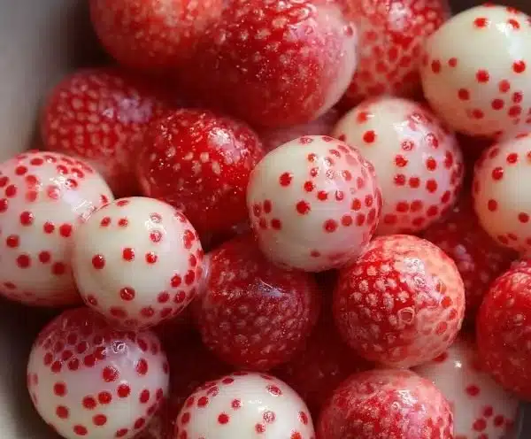 Strawberry Yogurt Dots