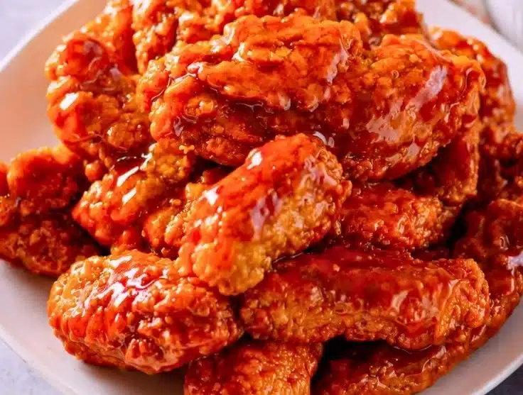 Sweet and Spicy Sticky Chicken Tenders