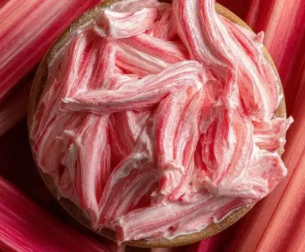 Sweet Tangy Airy Rhubarb Fluff