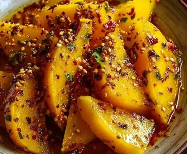 Zesty Spicy Indian Pickled Mango