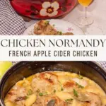 Delicious Chicken Normandy dish with rich flavors and tender chicken.